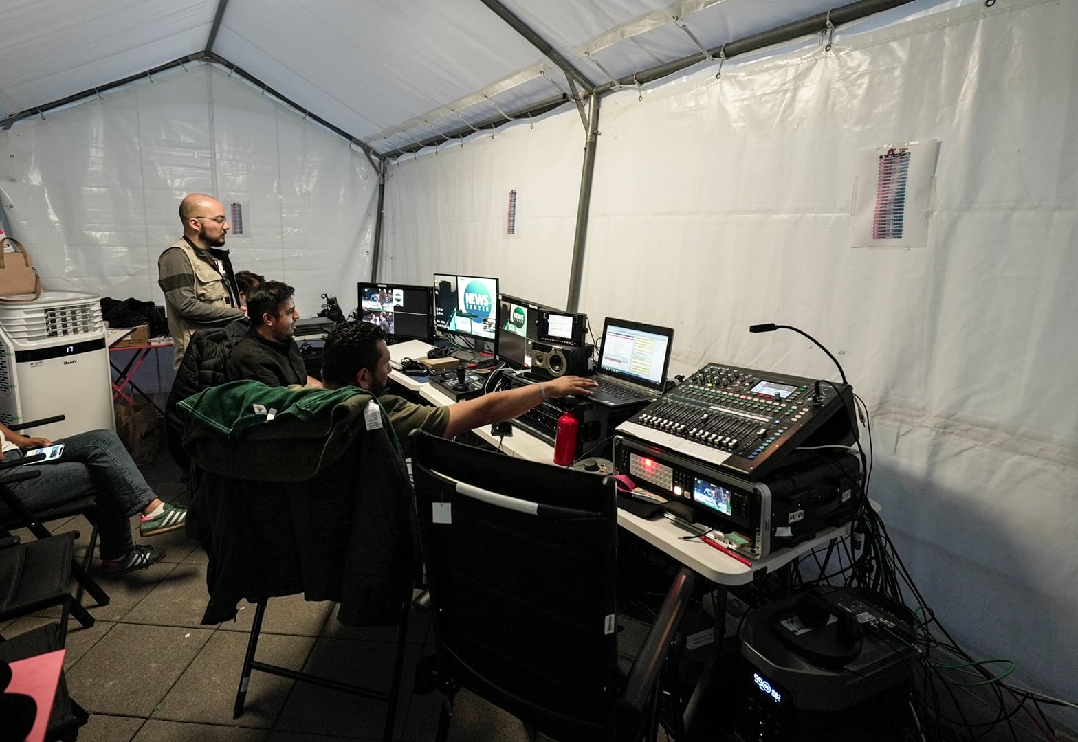 Rooftop PTZ Remote Production — Outside Setup